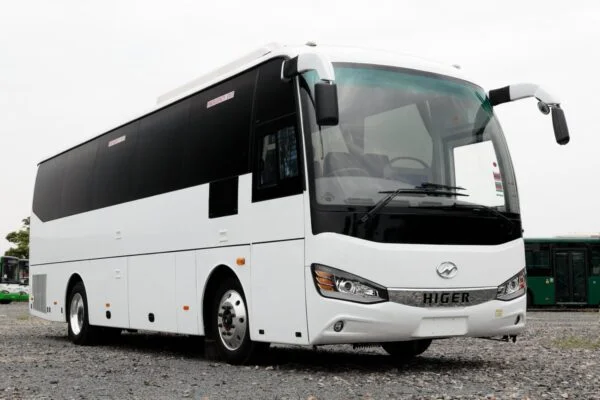 Large bus rentals for tours in Rwanda